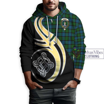 McCoy Tartan Hoodie with Family Crest and Celtic Symbol Style Zip Hoodie - Tartan Vibes Clothing