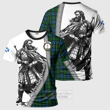 McCoy Tartan Clan Crest T-Shirt with Highlander Warrior Celtic Style Kid's Shirt - Tartan Vibes Clothing
