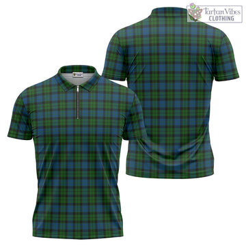 McCoy Tartan Zipper Polo Shirt Unisex - Tartan Vibes Clothing