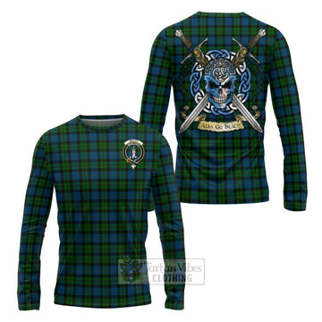 McCoy Tartan Long Sleeve T-Shirt with Family Crest Celtic Skull Style Unisex - Tartan Vibes Clothing