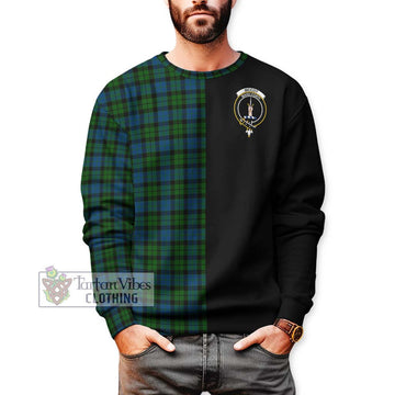 McCoy Tartan Sweatshirt with Family Crest and Half Of Me Style Unisex - Tartan Vibes Clothing