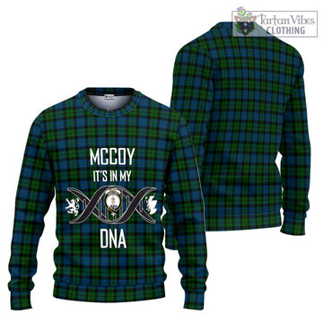 McCoy Tartan Ugly Sweater with Family Crest DNA In Me Style Unisex - Tartan Vibes Clothing