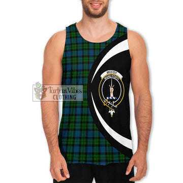 McCoy Tartan Men's Tank Top with Family Crest Circle Style Men - Tartan Vibes Clothing