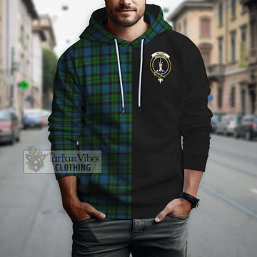 McCoy Tartan Hoodie with Family Crest and Half Of Me Style Zip Hoodie - Tartan Vibes Clothing
