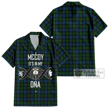 McCoy Tartan Hawaiian Shirt with Family Crest DNA In Me Style Kid - Tartan Vibes Clothing