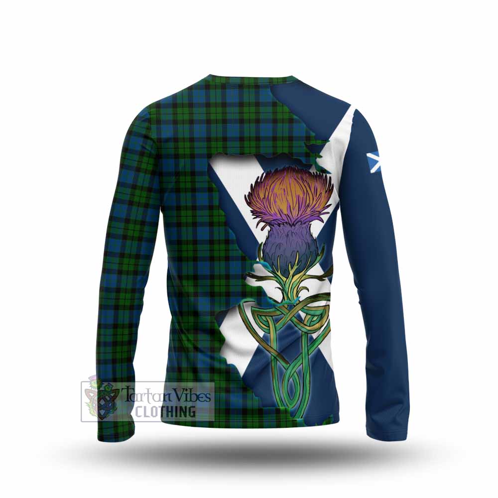 McCoy Tartan Family Crest Long Sleeve T-Shirt Scottish Thistle Celtic Inspired - Tartan Vibes Clothing