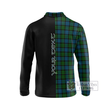 McCoy Tartan Long Sleeve Polo Shirt with Family Crest and Half Of Me Style - Tartan Vibes Clothing