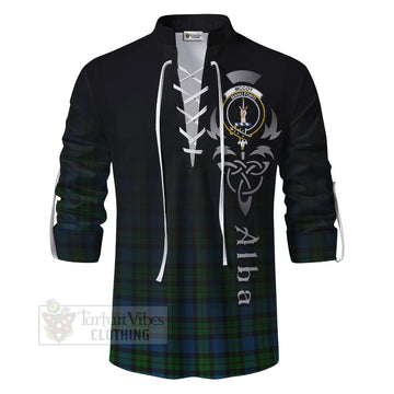 McCoy Tartan Ghillie Kilt Shirt Featuring Alba Gu Brath Family Crest Celtic Inspired - Tartan Vibes Clothing