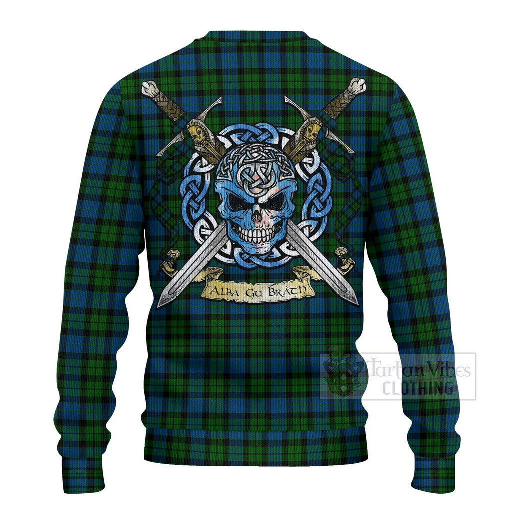 McCoy Tartan Ugly Sweater with Family Crest Celtic Skull Style - Tartan Vibes Clothing