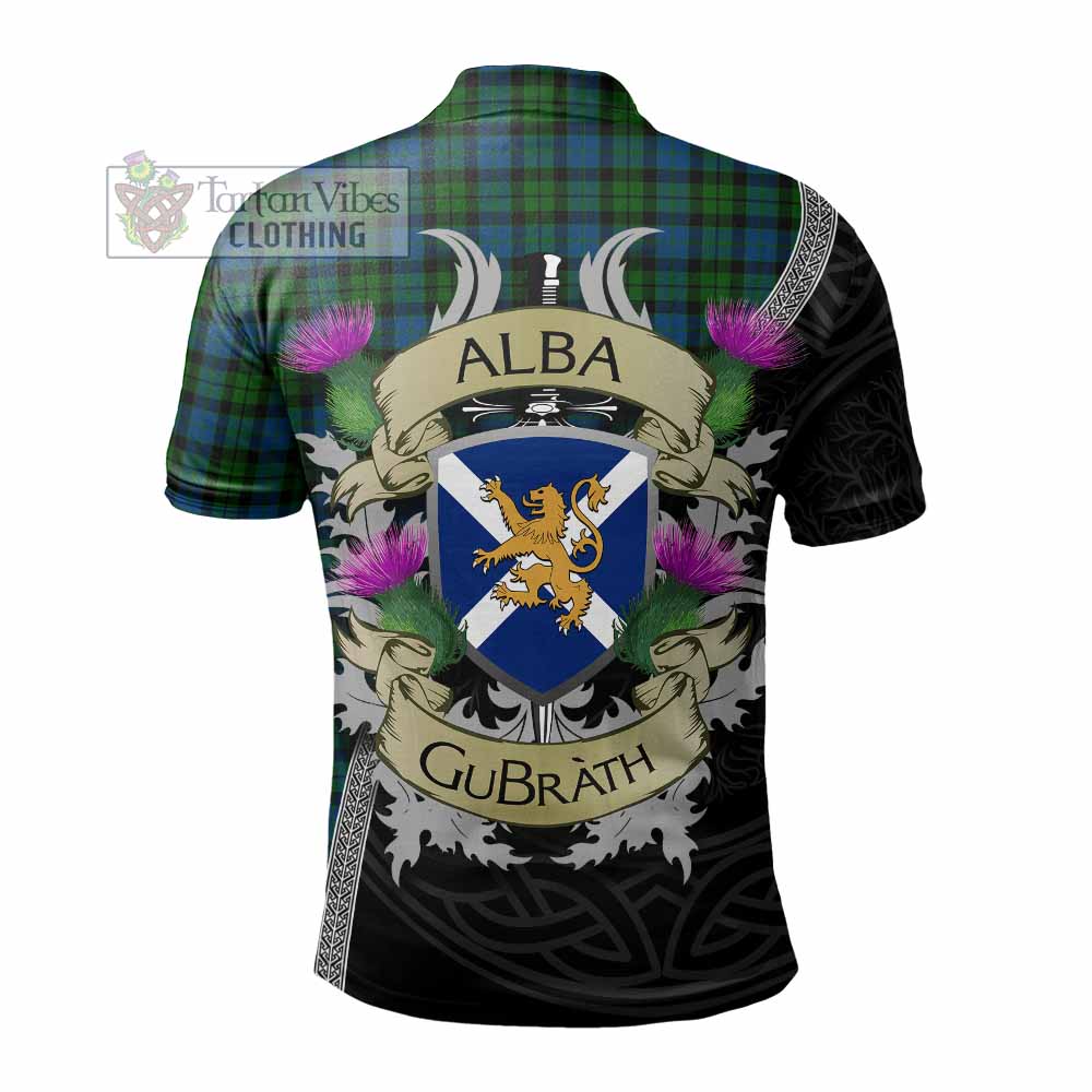 McCoy Tartan Family Crest Polo Shirt Lion Rampant Royal Thistle Shield Celtic Inspired - Tartan Vibes Clothing