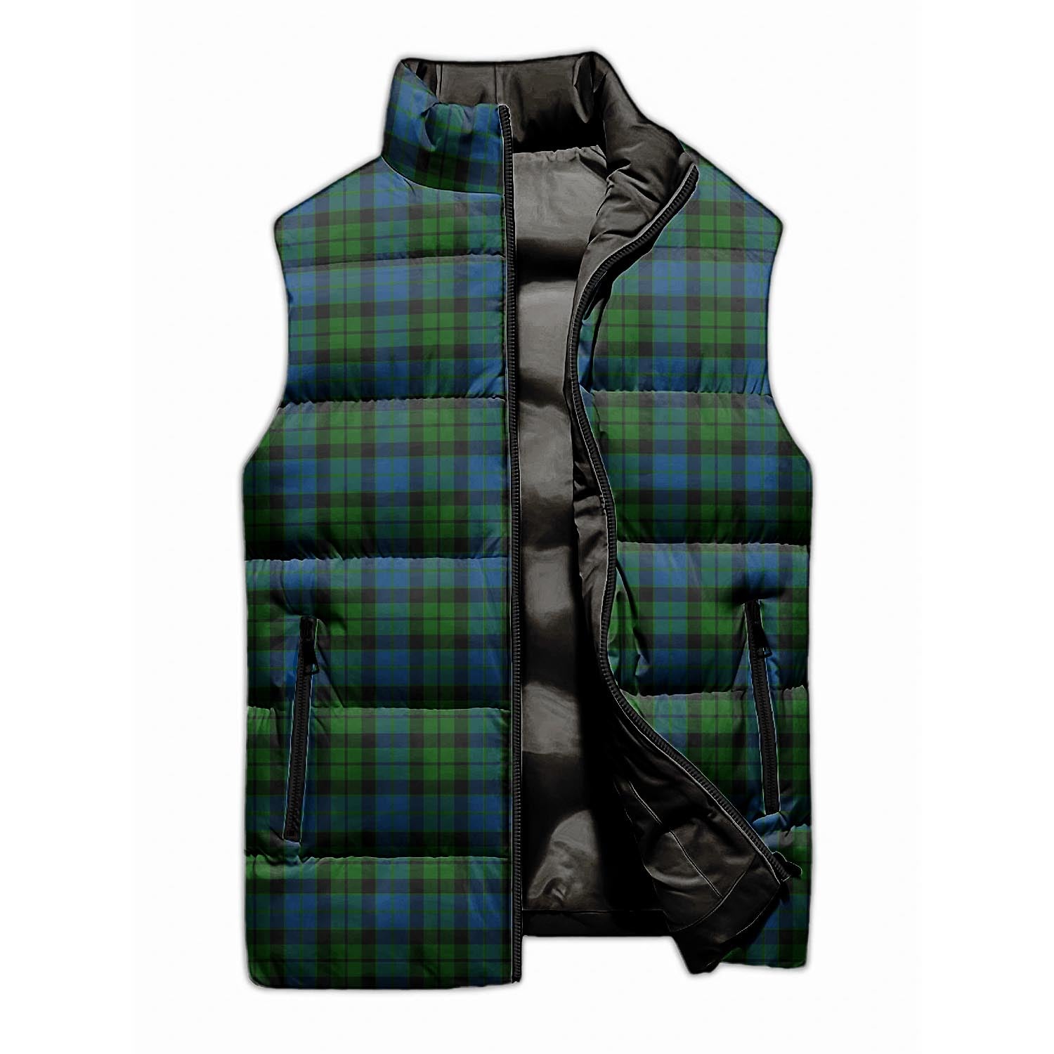 McCoy Tartan Sleeveless Puffer Jacket Unisex M - Tartan Vibes Clothing