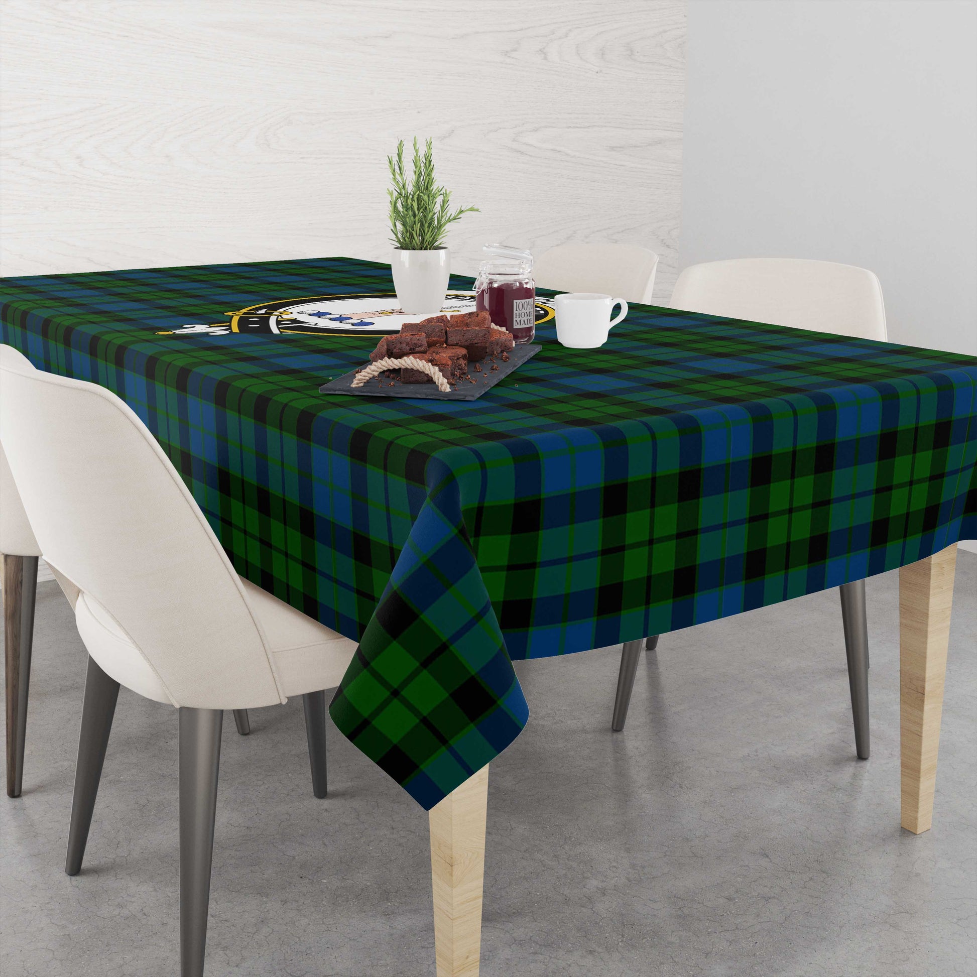 McCoy Tartan Tablecloth with Family Crest M 39.4"x59"(100x150cm) - Tartan Vibes Clothing
