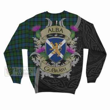 McCoy Tartan Family Crest Sweatshirt Lion Rampant Royal Thistle Shield Celtic Inspired - Tartan Vibes Clothing