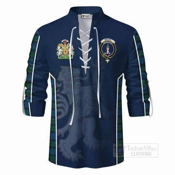 McCoy Tartan Ghillie Kilt Shirt with Family Crest and Lion Rampant Vibes Sport Style - Tartan Vibes Clothing