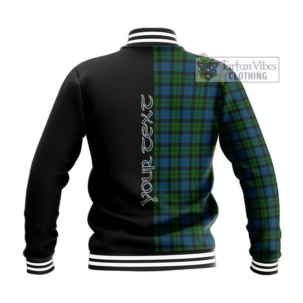 McCoy Tartan Baseball Jacket with Family Crest and Half Of Me Style - Tartan Vibes Clothing