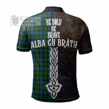 McCoy Tartan Family Crest Polo Shirt Alba Gu Brath Be Brave Lion Ancient Style - Tartan Vibes Clothing