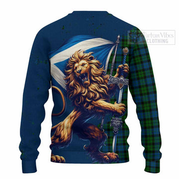 McCoy Tartan Family Crest Knitted Sweater with Scottish Majestic Lion - Tartan Vibes Clothing