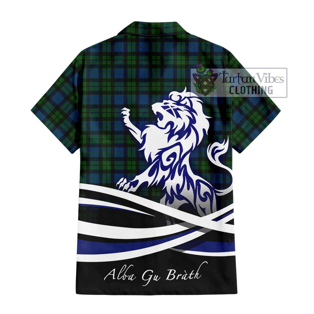 McCoy Tartan Hawaiian Shirt with Alba Gu Brath Regal Lion Emblem - Tartan Vibes Clothing