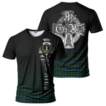 McCoy Tartan T-Shirt Featuring Alba Gu Brath Family Crest Celtic Inspired