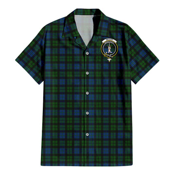 McCoy Tartan Hawaiian Shirt with Family Crest - Tartan Vibes Clothing