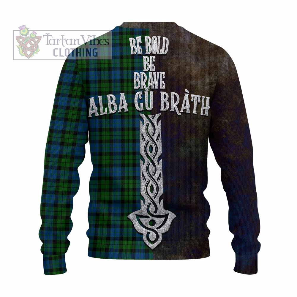 McCoy Tartan Family Crest Knitted Sweater Alba Gu Brath Be Brave Lion Ancient Style - Tartan Vibes Clothing