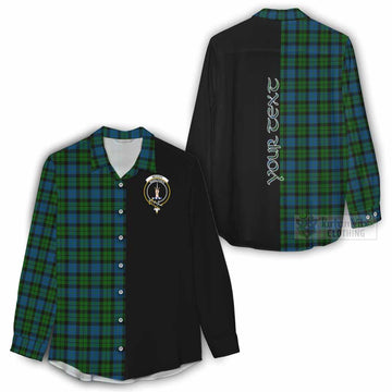 McCoy Tartan Women's Casual Shirt with Family Crest and Half Of Me Style - Tartan Vibes Clothing