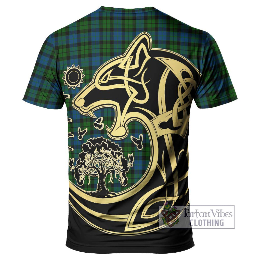McCoy Tartan T-Shirt with Family Crest Celtic Wolf Style - Tartan Vibes Clothing