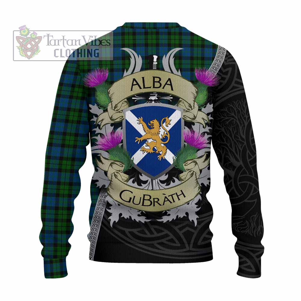 McCoy Tartan Family Crest Knitted Sweater Lion Rampant Royal Thistle Shield Celtic Inspired - Tartan Vibes Clothing