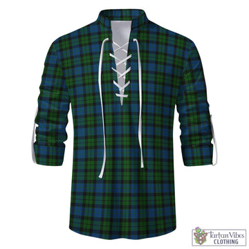 McCoy Tartan Men's Scottish Traditional Jacobite Ghillie Kilt Shirt - Tartan Vibes Clothing