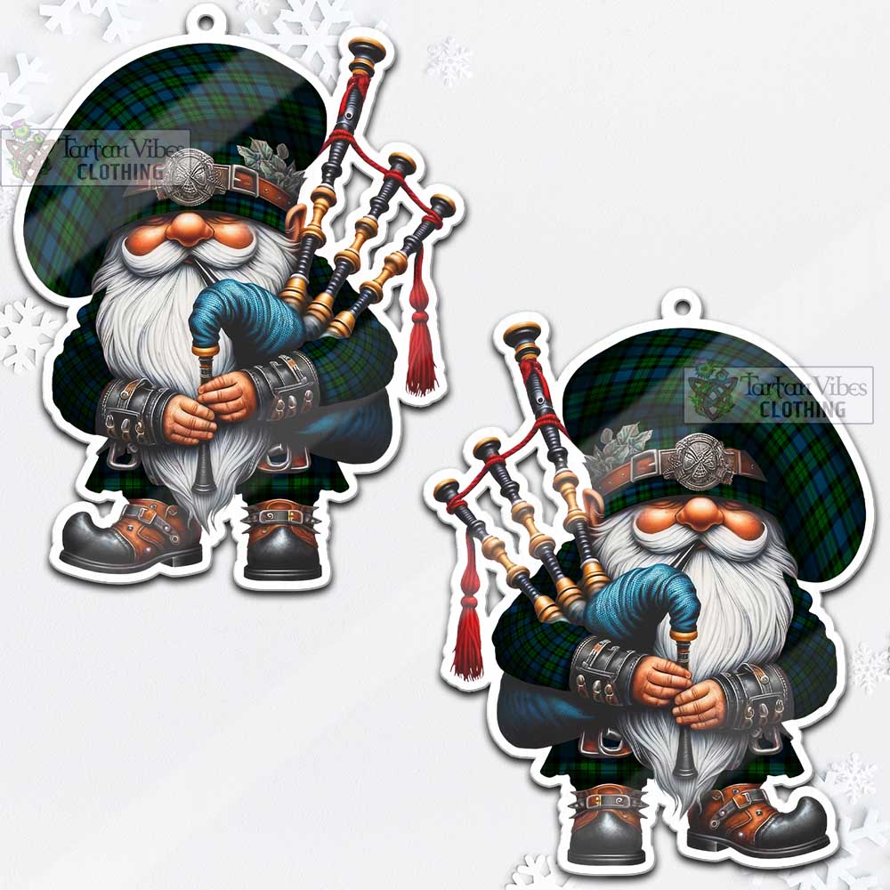 McCoy Tartan Bagpiper Gnome Christmas Ornament - Tartan Vibes Clothing