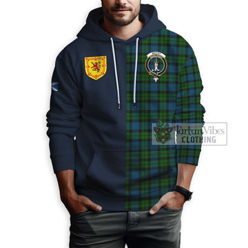 McCoy Tartan Hoodie Alba with Scottish Lion Royal Arm Half Style - Tartan Vibes Clothing