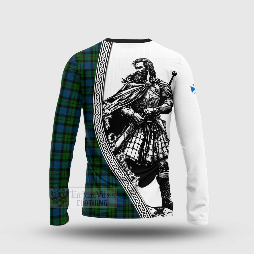 McCoy Tartan Clan Crest Long Sleeve T-Shirt with Highlander Warrior Celtic Style - Tartan Vibes Clothing