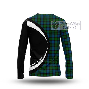 McCoy Tartan Long Sleeve T-Shirt with Family Crest Circle Style - Tartan Vibes Clothing