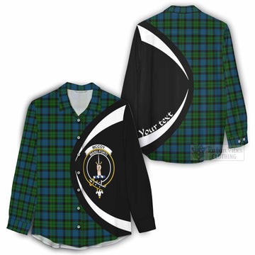 McCoy Tartan Women's Casual Shirt with Family Crest Circle Style - Tartan Vibes Clothing