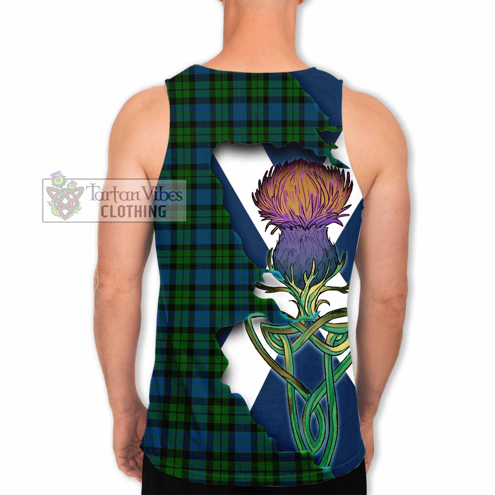 McCoy Tartan Family Crest Men's Tank Top Scottish Thistle Celtic Inspired - Tartan Vibes Clothing
