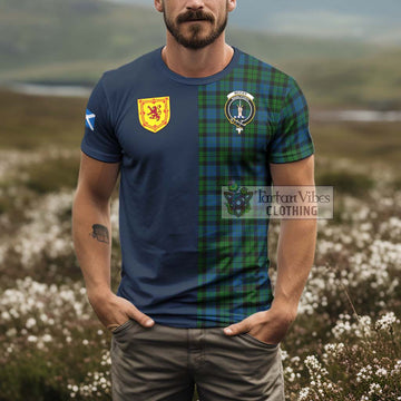 McCoy Tartan T-Shirt Alba with Scottish Lion Royal Arm Half Style - Tartan Vibes Clothing