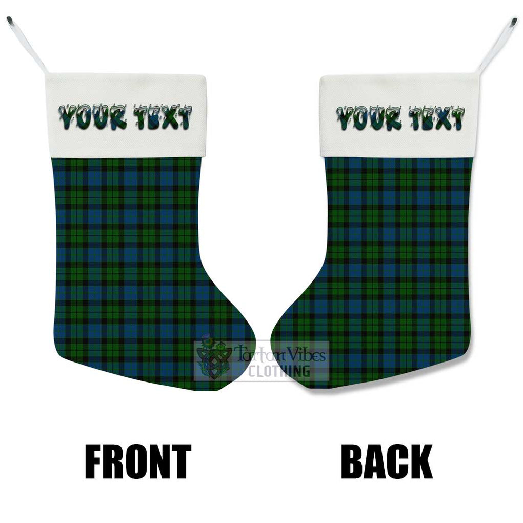 McCoy Tartan Christmas Stocking with Personalized Text - Tartan Vibes Clothing
