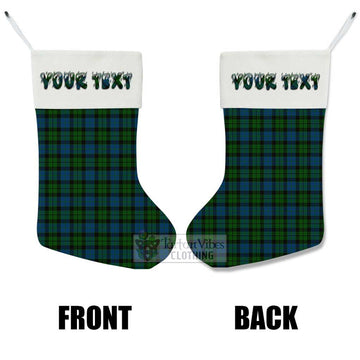 McCoy Tartan Christmas Stocking with Personalized Text - Tartan Vibes Clothing