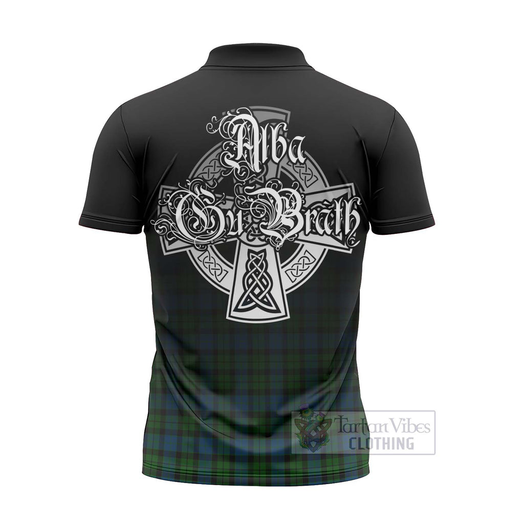 McCoy Tartan Zipper Polo Shirt Featuring Alba Gu Brath Family Crest Celtic Inspired - Tartan Vibes Clothing