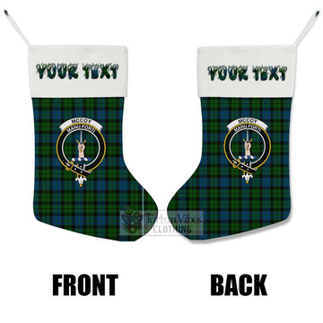McCoy Tartan Family Crest Christmas Stocking with Personalized Text - Tartan Vibes Clothing
