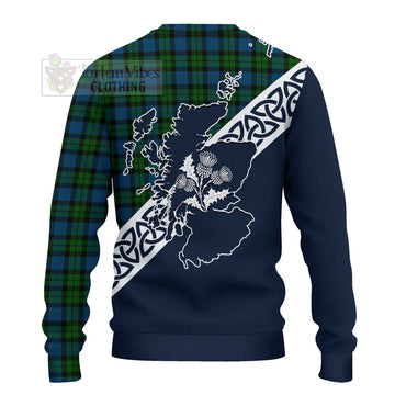 McCoy Tartan Ugly Sweater Featuring Alba Gu Brath Family Crest Celtic Inspired - Tartan Vibes Clothing