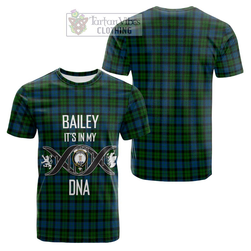 McCoy Tartan Cotton T-shirt with Family Crest DNA In Me Style Kid's Shirt - Tartan Vibes Clothing