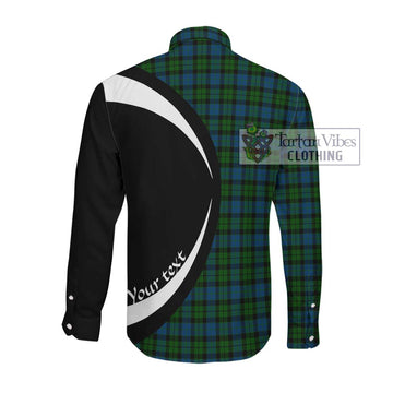 McCoy Tartan Long Sleeve Button Up with Family Crest Circle Style Men's Shirt - Tartan Vibes Clothing