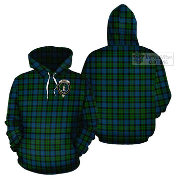 McCoy Tartan Cotton Hoodie with Family Crest - Tartan Vibes Clothing