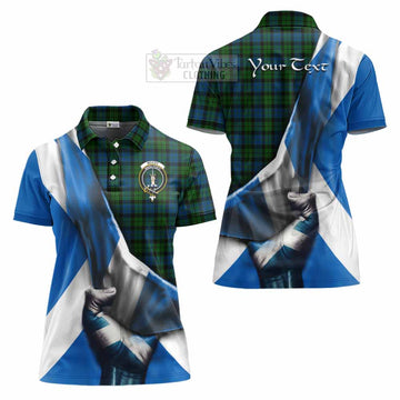 McCoy Tartan Women's Polo Shirt with Family Crest Scotland Patriotic Style - Tartan Vibes Clothing