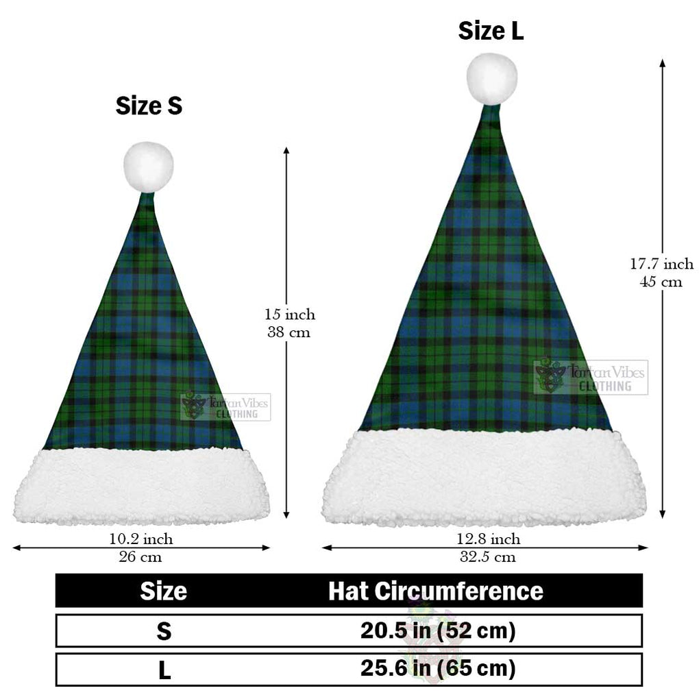McCoy Tartan Christmas Santa Hats Christmas Hat L 25.6in (65cm) - Tartan Vibes Clothing