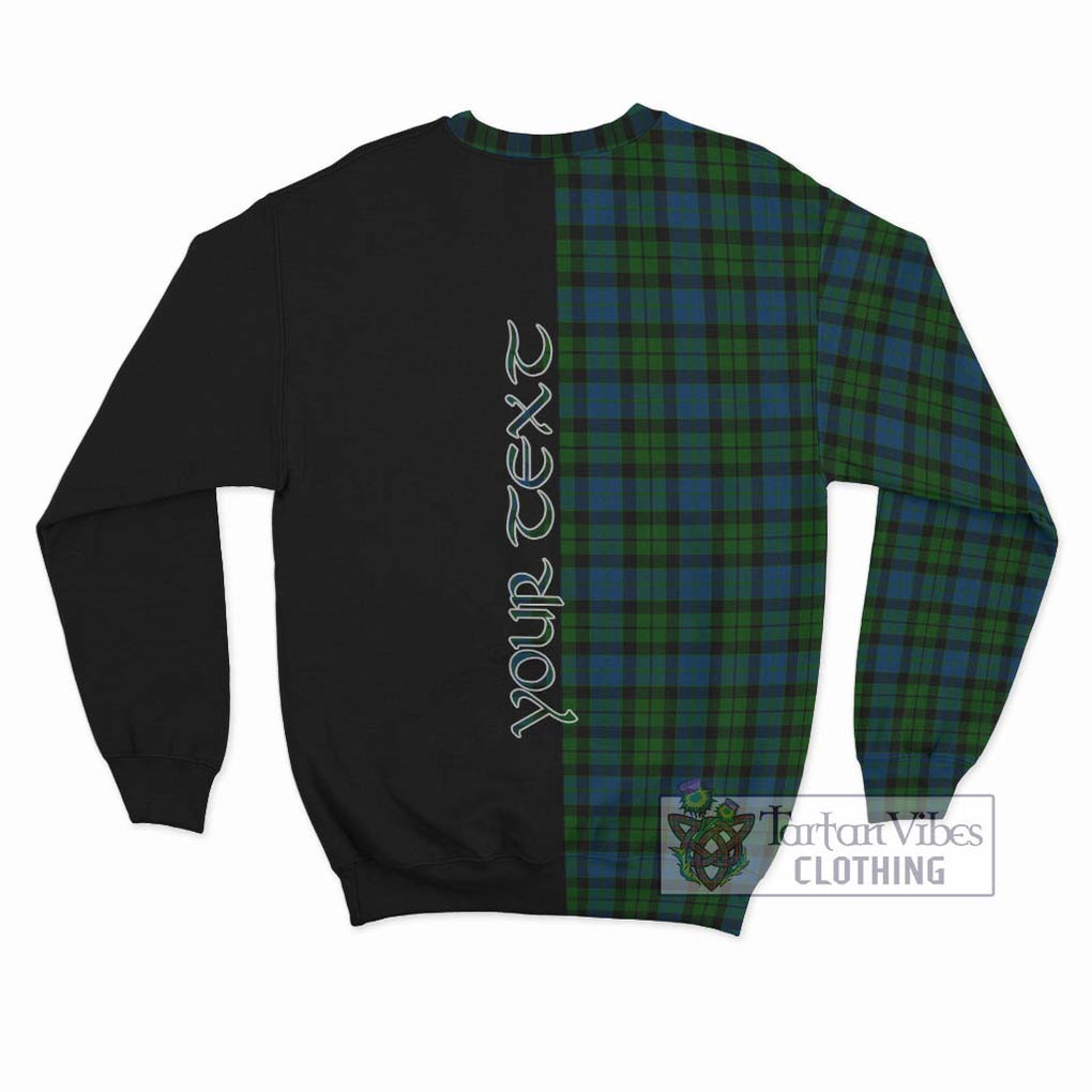 McCoy Tartan Sweatshirt with Family Crest and Half Of Me Style - Tartan Vibes Clothing
