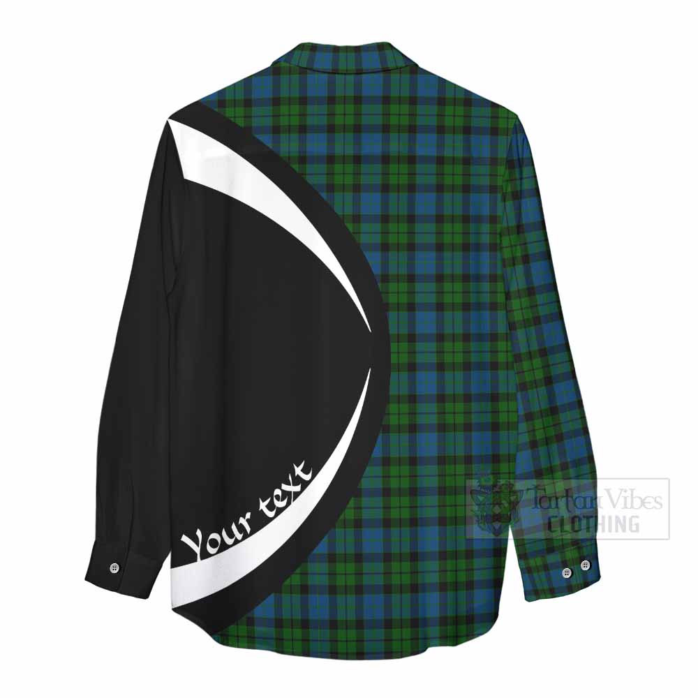 McCoy Tartan Women's Casual Shirt with Family Crest Circle Style - Tartan Vibes Clothing