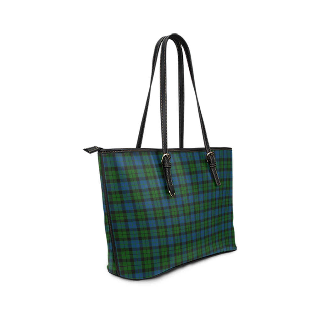 McCoy Tartan Leather Tote Bag - Tartan Vibes Clothing