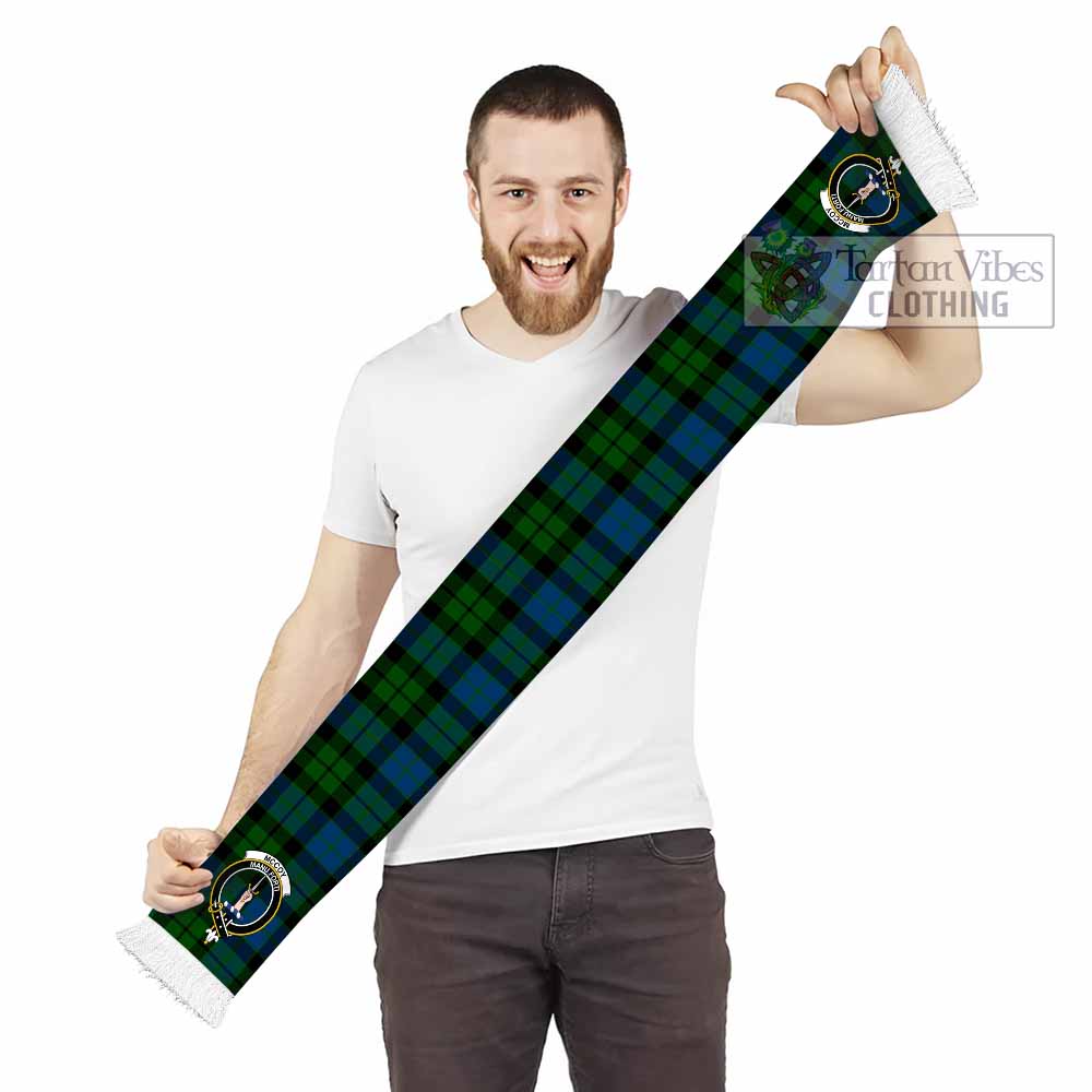 Tartan Vibes Clothing McCoy Tartan Ruffneck Scarf with Family Crest